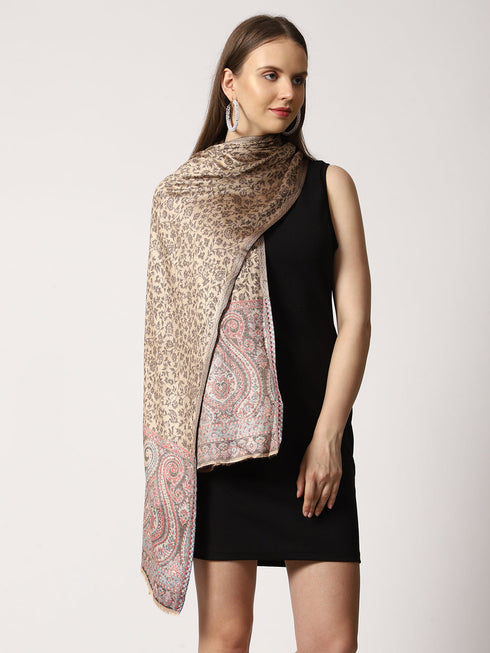 Women's Jamawar Wool Stole